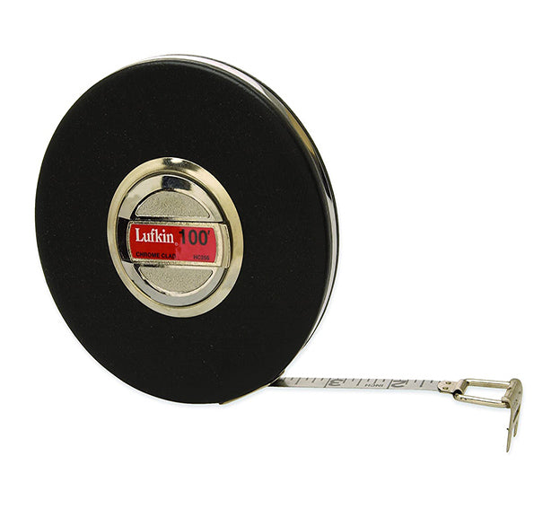 Lufkin P1000 1 in. x 33 ft. Engineer's Hi-Viz Orange Tape Measure