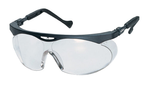 Uvex 9195-275 Skyper Supravision Safety Glasses, Black Frame/Clear